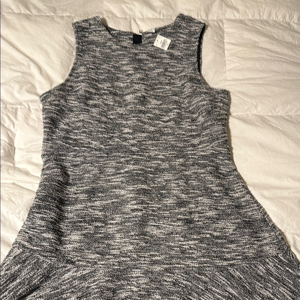 GAP Black and White Knit Dress